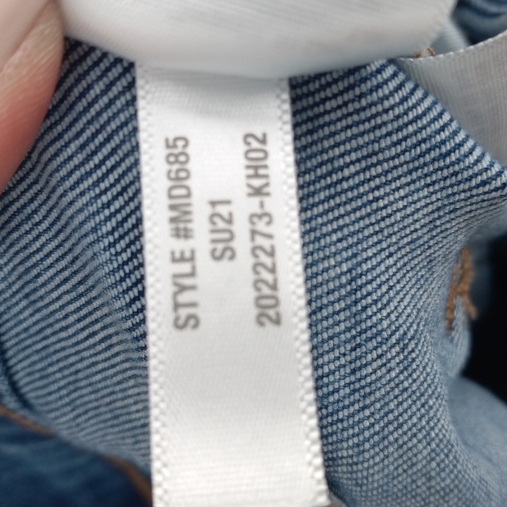 Madewell Roadtripper Skinny Jeans High Rise Stretchy Medium Wash Whisker Size 27 - Picture 14 of 15